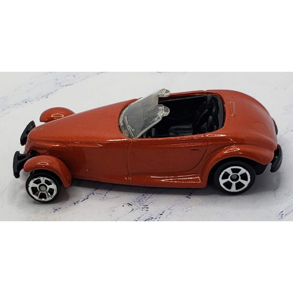 Maisto 1:64 Chrysler Prowler Burnt Orange Loose Plymouth Metal Body Toy Car - Picture 3 of 8